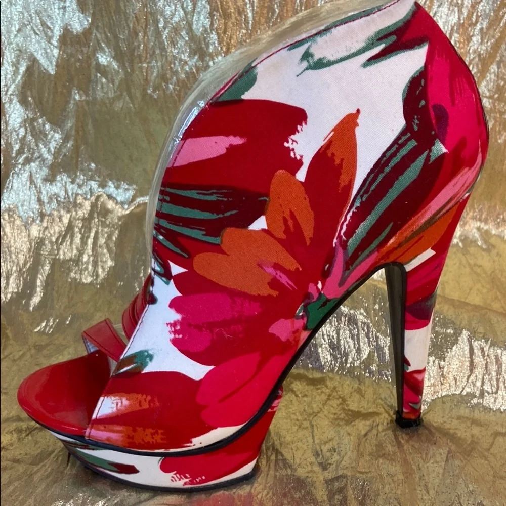 Michael Antonio Floral Women's Heels - Picture 5 of 9